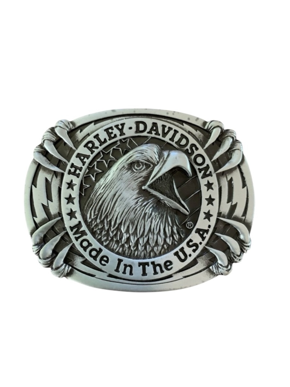 Harley Davidson Vintage Belt Buckle Screaming Eagle Raintree Made in USA 1978